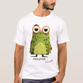 Grön groda med glasögon | EVOLUTION - By Design T Shirt