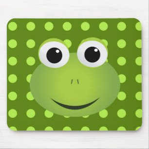 Grön groda Mousepad Musmatta