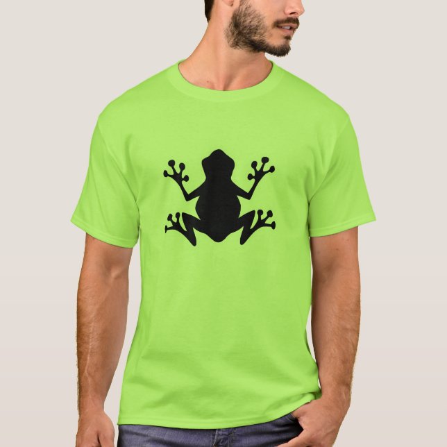 Grön groda t-shirt (Framsida)
