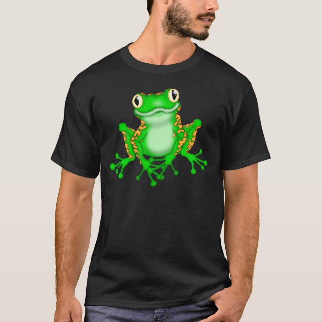 Grön groda tee shirt (Framsida)