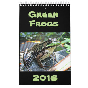 Grön grodakalender 2016 kalender