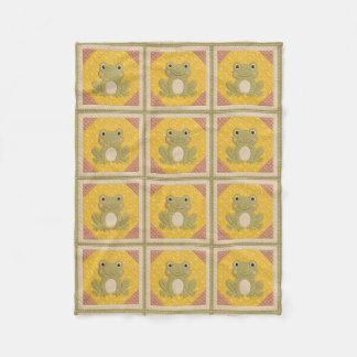 Grön Grody Quilt Fleecefilt