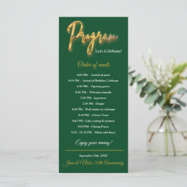 Grön & Guld Program 3d Guld Tex Minimalistisk Desi