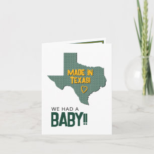 Grön/Guld Sillbensmönster Tillverkad i Texas Foto Meddelande