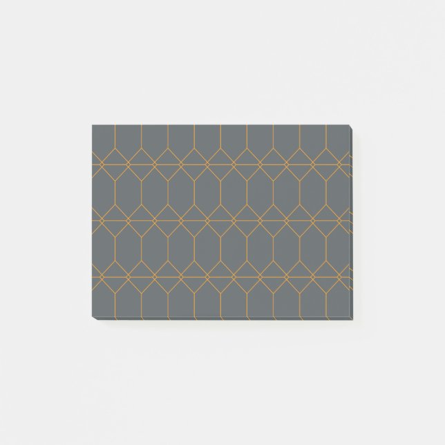 Grön, gyllene, enkel, retro, elegant illustration post-it block (Framsida)