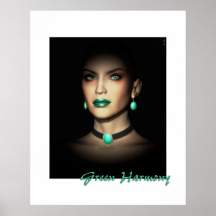 Grön harmoni poster