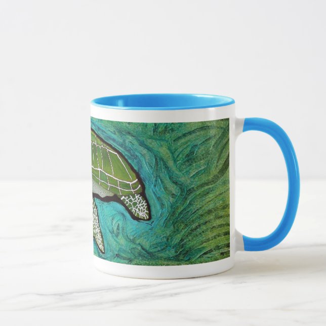 Grön havssköldpadda mugg (Höger)