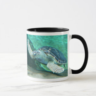 Grön havssköldpaddamugg mugg