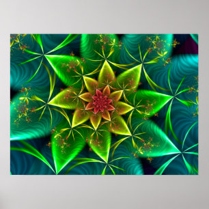 Grön havsspiral poster