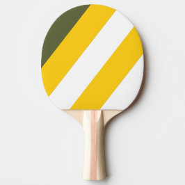 Grön Honung Nostalgiska Kraftiga Ränder Pingisracket