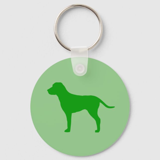 Grön Hund Nyckelring (Framsida)
