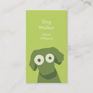 Grön hund visitkort