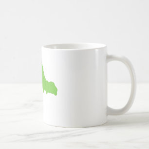 Grön Inchworm Kaffemugg