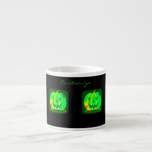 Grön jack o'lantern Halloween Thunder_Cove Espressomugg