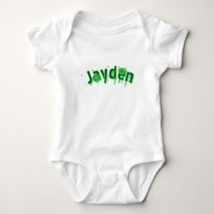 Grön Jayden Namn, T Shirt