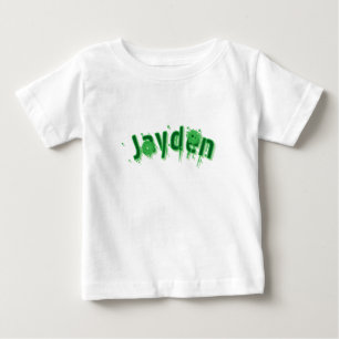 Grön Jayden Namn, T Shirt