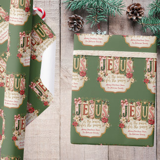 Grön Jesus är Anledningen till Julsäsongen Presentpapper