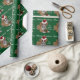 Grön julboxarevalp som slår in papper presentpapper (Crafts)