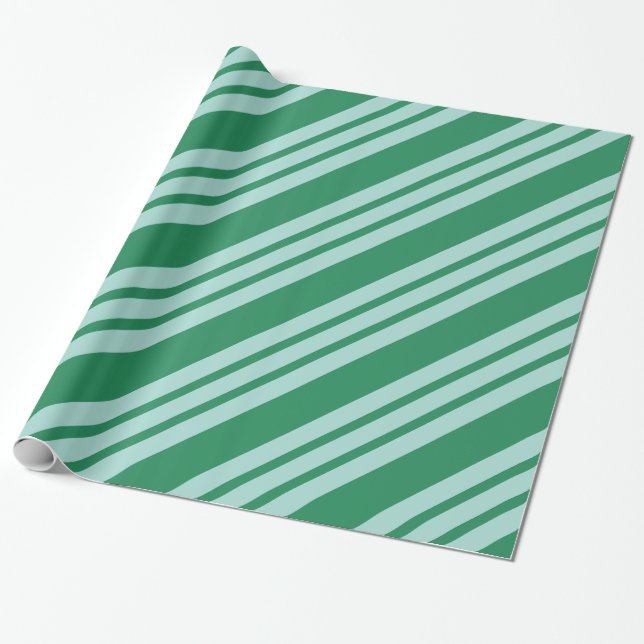 Grön julgodispappersinslagning presentpapper (Utrullad)