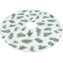 Grön julgran julgransmatta borstad polyester