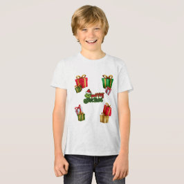 Grön julskapare med presentaskar t shirt