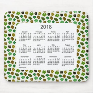 Grön kalender för flower power 2018 vid Janz Musmatta