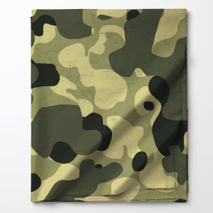 Grön Kamouflage Militär Kamouflage Tyg