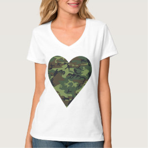 Grön kamouflage mönster, militär mönster, armé t shirt