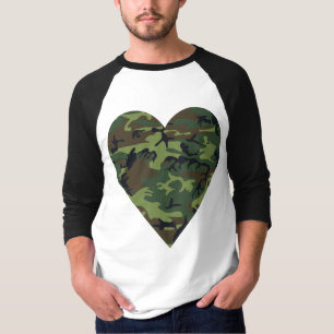 Grön kamouflage mönster, militär mönster, armé t shirt