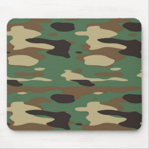 Grön kamouflage Mousepad Musmatta