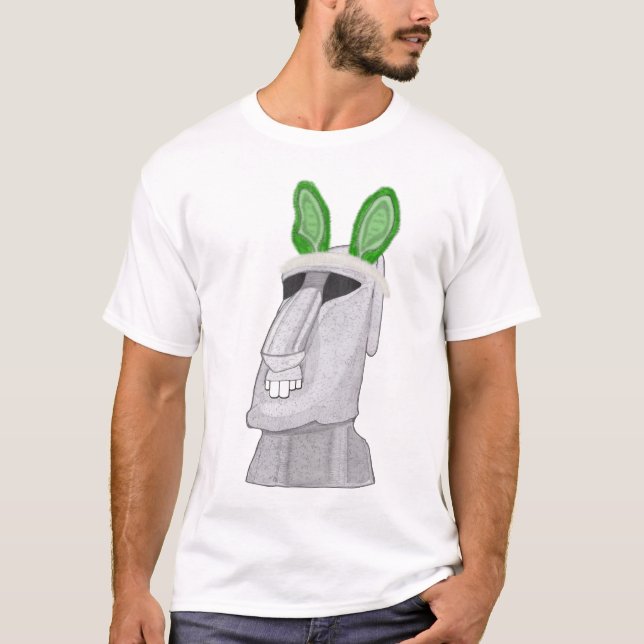 Grön kanin för påsk (ön) tee (Framsida)