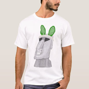 Grön kanin för påsk (ön) tee shirt