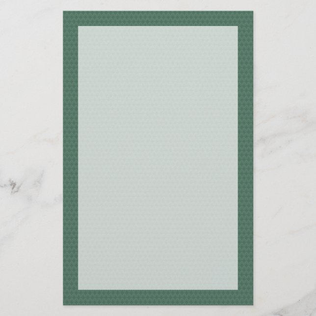 Grön katedralbåge brevpapper (Framsida)