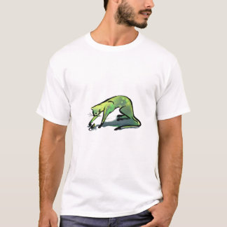 Grön katt & mus tee