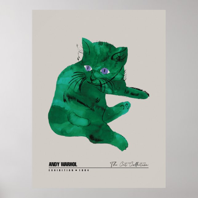Grön Katt Poster (Framsidan)
