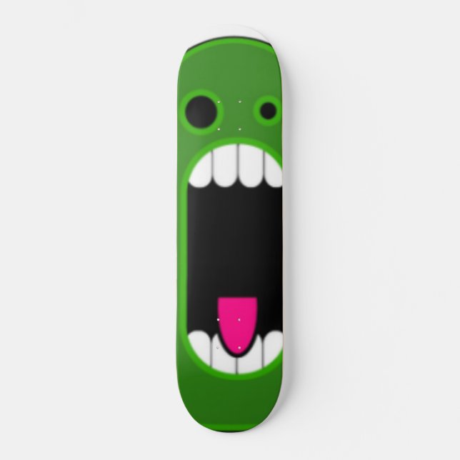 grön klick skateboard bräda 19,5 cm (Framsida)