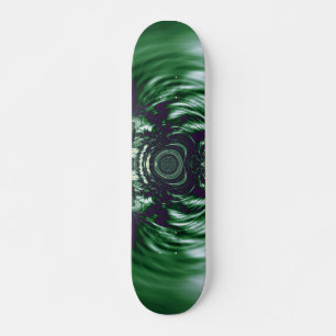 Grön klocka mini skateboard bräda 18,5 cm