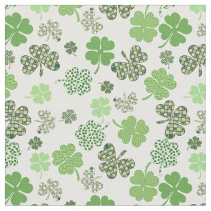 Grön klöver Shamrock St. Patrick's Day Tyg