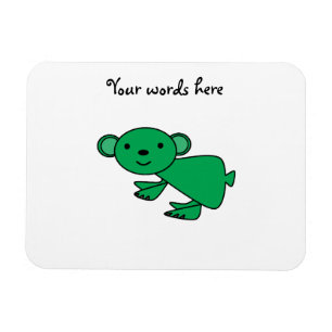 Grön koala magnet