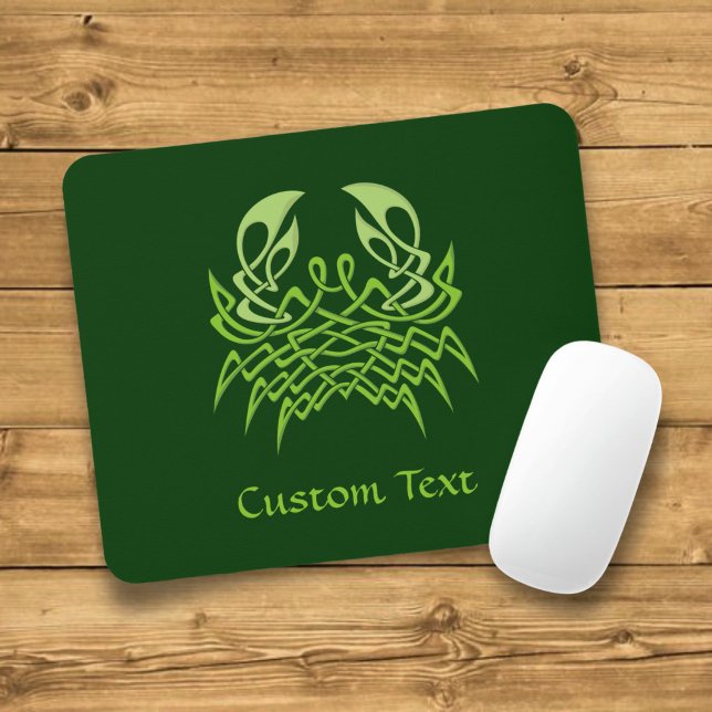 Grön krabba Celtic knut Musmatta (Skapare uppladdad)