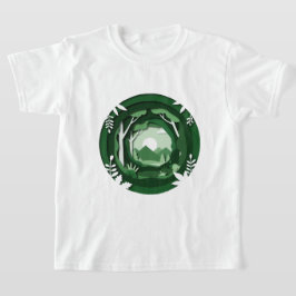 Grön landskap t shirt
