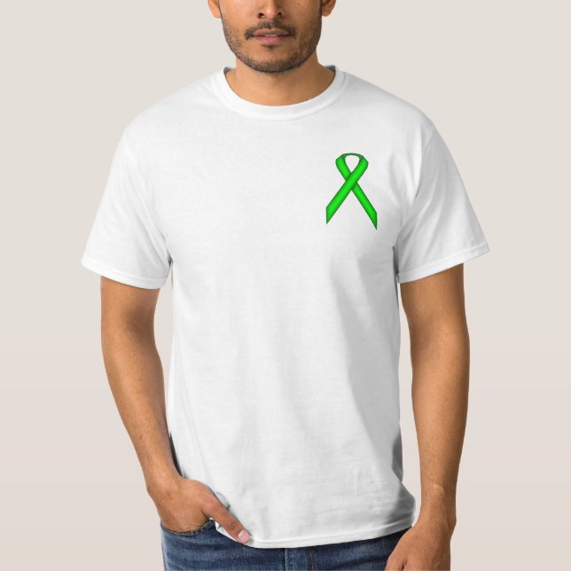 Grön libbmenyfliksområdet Lime Tee Shirt (Framsida)