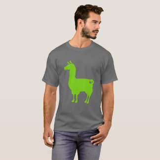 Grön LlamaT-tröja T-shirt
