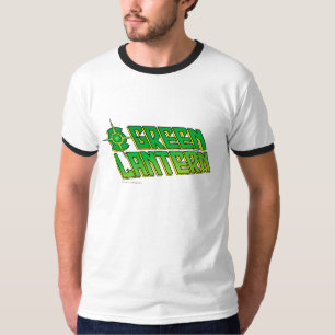 Grön lutad lyktalogotyp - tee shirt