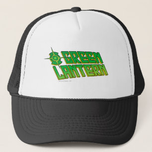 Grön lutad lyktalogotyp - truckerkeps