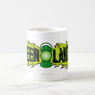 Grön lykta - glödande lykta 2 kaffemugg