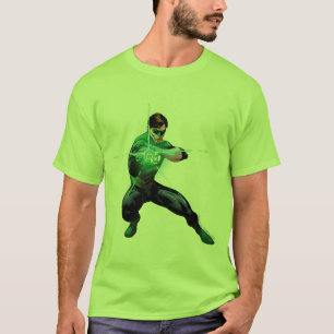 Grön lykta & glödande ring t shirt