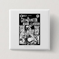 Grön lykta - grönt skuggad tecknad, svart