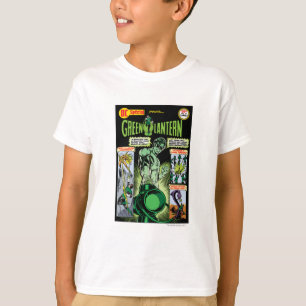 Grön lykta - grönt skuggad tecknad t-shirt