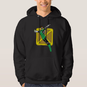 Grön lykta med bakgrund sweatshirt